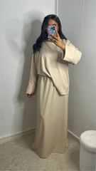 Ensemble jupe aya beige