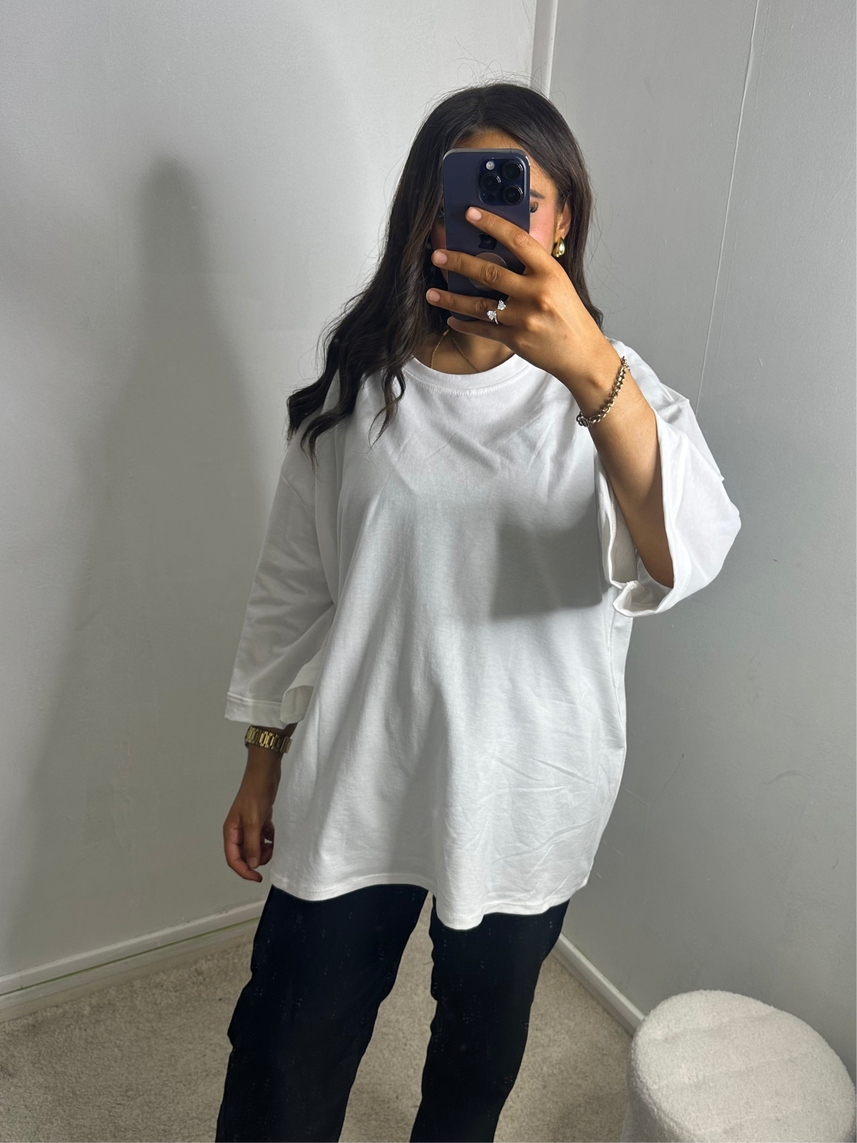 Tshirt oversize blanc