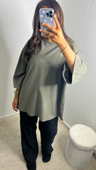 Tshirt oversize kaki