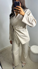 Ensemble tailleur beige