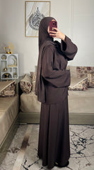 Ensemble Lyna marron