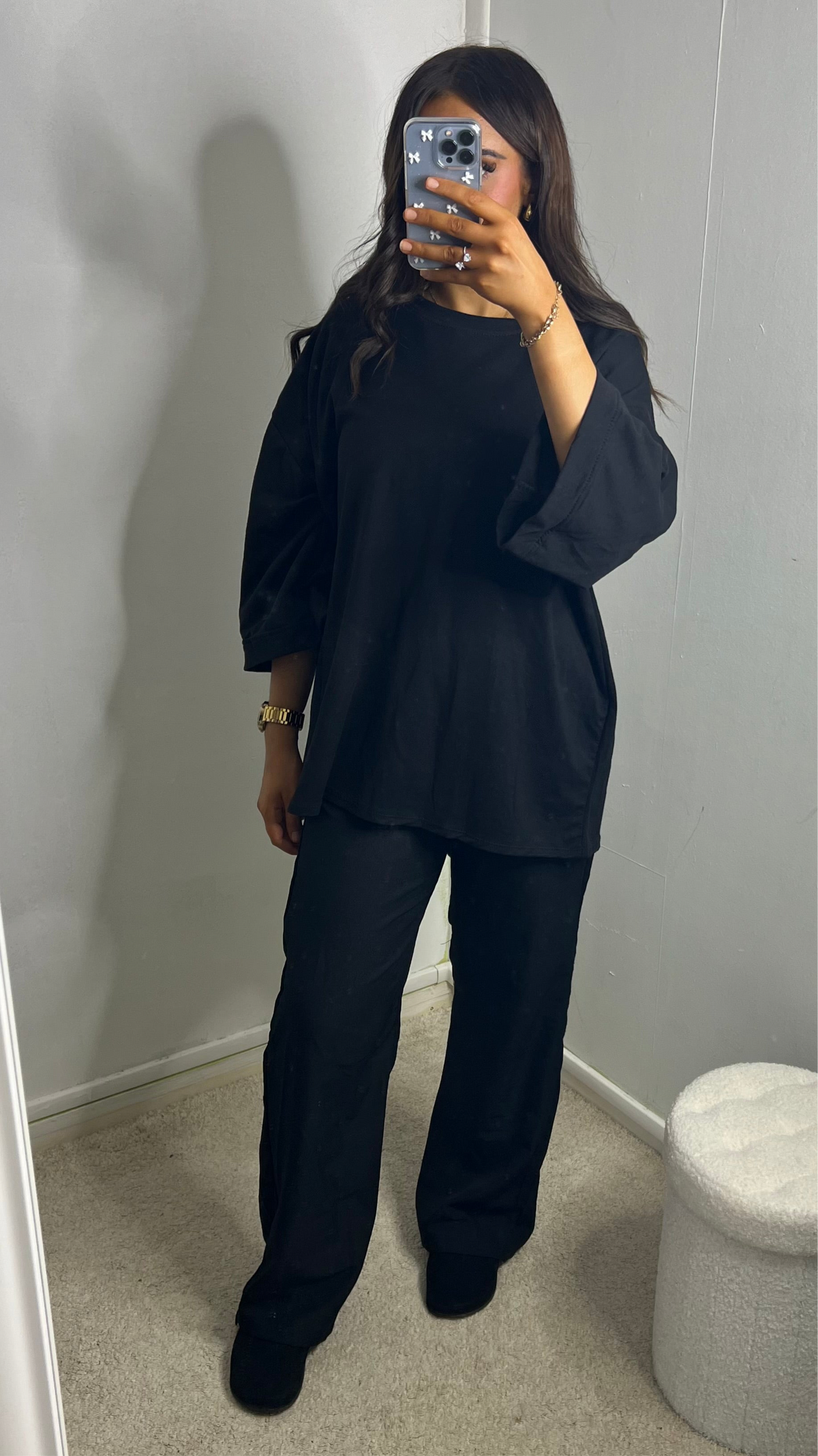 Tshirt oversize noir