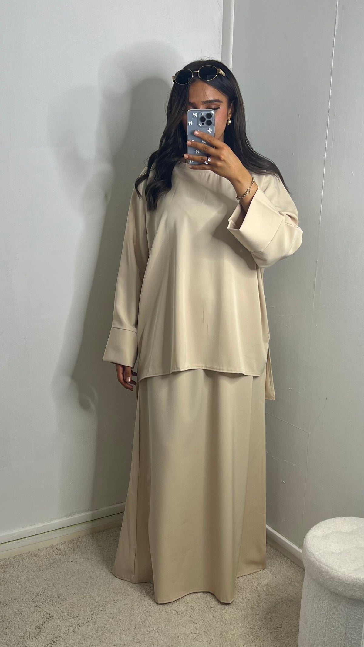 Ensemble jupe aya beige