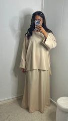 Ensemble jupe aya beige