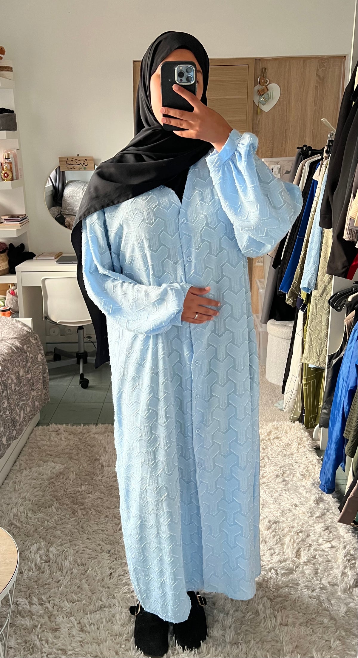 Robe Saya bleu